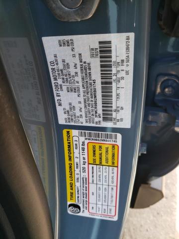 Photo 10 from auction – 2021 FORD BRONCO SPO with VIN 3FMCR9B62MRB01745