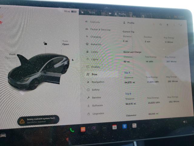 Photo 8 from auction – 2018 TESLA MODEL 3 with VIN 5YJ3E1EB6JF054355