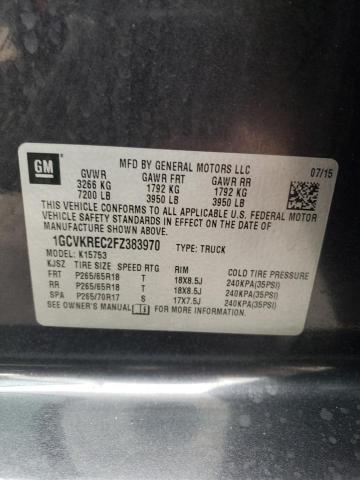 Photo 10 from auction – 2015 CHEVROLET SILVERADO with VIN 1GCVKREC2FZ383970