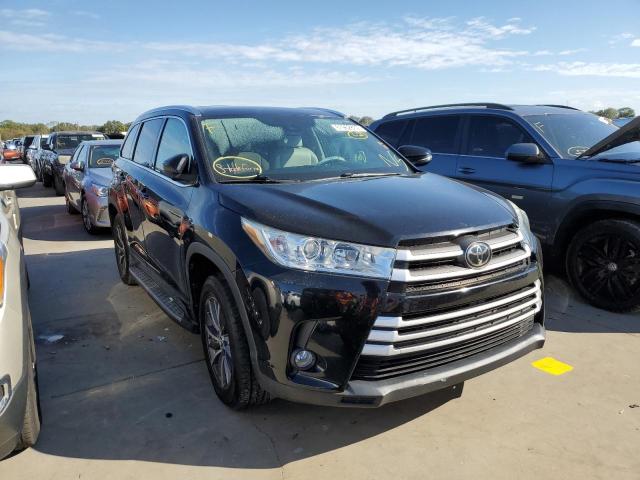 TOYOTA HIGHLANDER 2018 with VIN 5TDKZRFH3JS545754 - Photo from auction