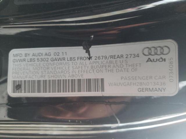 Photo 10 from auction – 2011 AUDI S5 PRESTIG with VIN WAUVGAFH2BN013436