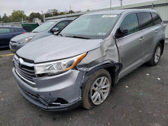Photo 2 from auction – 2014 TOYOTA HIGHLANDER with VIN 5TDBKRFH0ES009421