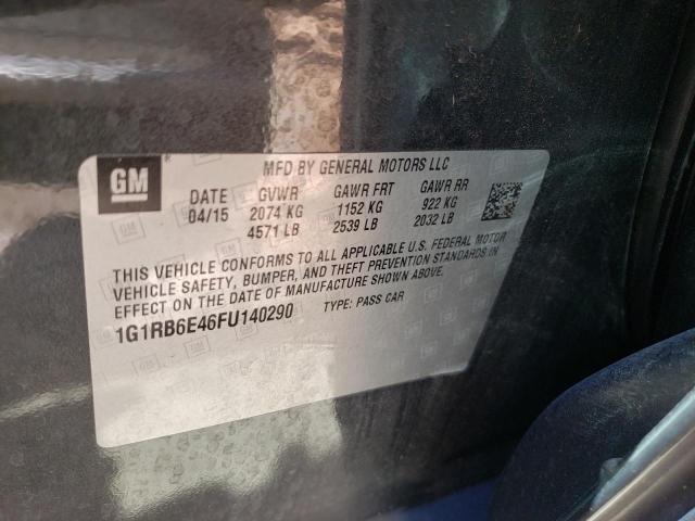 Photo 10 from auction – 2015 CHEVROLET VOLT with VIN 1G1RB6E46FU140290