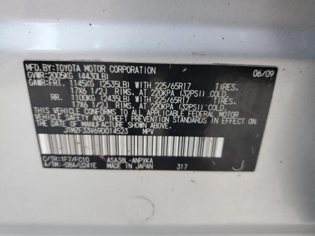 Photo 10 from auction – 2009 TOYOTA RAV4 with VIN JTMZF33V69D014523