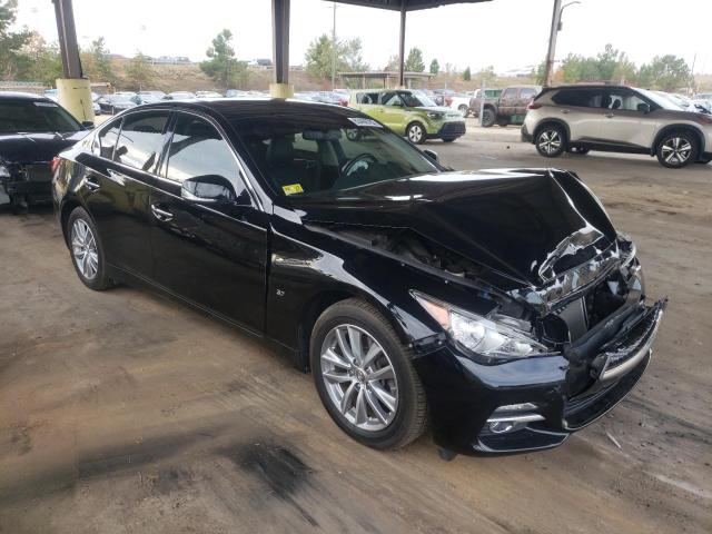 INFINITI Q50 BASE 2015 with VIN JN1BV7AR4FM423958 - Photo from auction