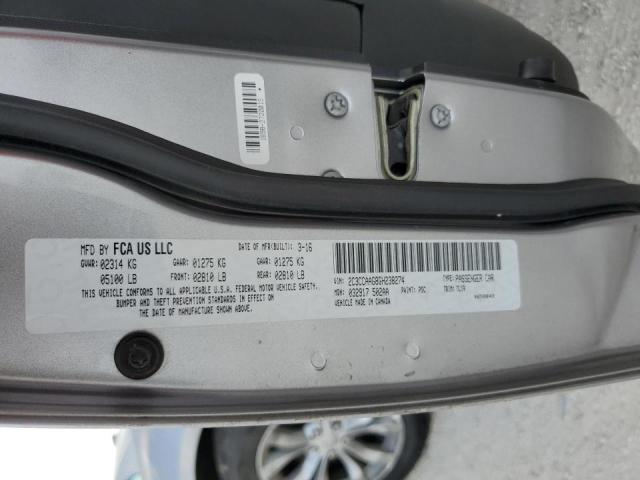 Photo 10 from auction – 2016 CHRYSLER 300 LIMITE with VIN 2C3CCAAG8GH238274