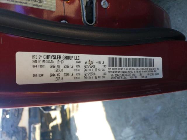 Photo 10 from auction – 2014 JEEP COMPASS LA with VIN 1C4NJCEA8ED667209