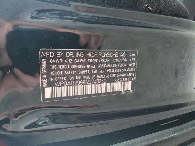 Photo 10 from auction – 2005 PORSCHE 911 NEW GE with VIN WP0AB29985S740340