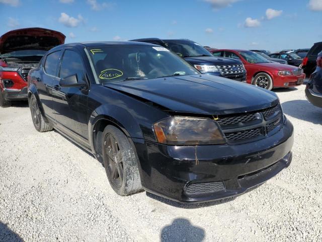 DODGE AVENGER SE 2013 with VIN 1C3CDZAB7DN712847 - Photo from auction