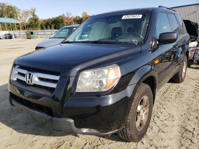 Photo 2 from auction – 2007 HONDA PILOT EXL with VIN 2HKYF18567H513984
