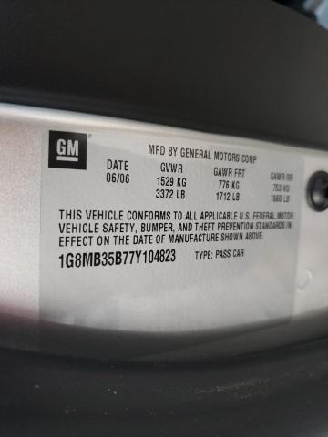 Photo 10 from auction – 2007 SATURN SKY with VIN 1G8MB35B77Y104823