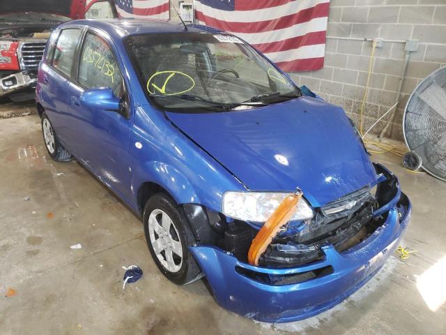 CHEVROLET AVEO BASE 2008 with VIN KL1TD66698B208448 - Photo from auction