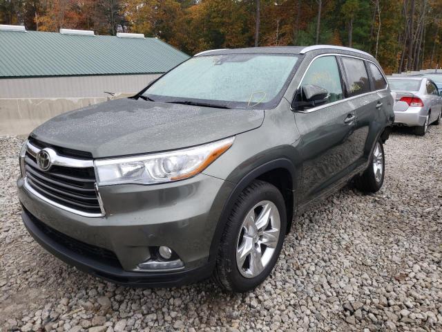 Photo 2 from auction – 2014 TOYOTA HIGHLANDER with VIN 5TDDKRFH6ES070541