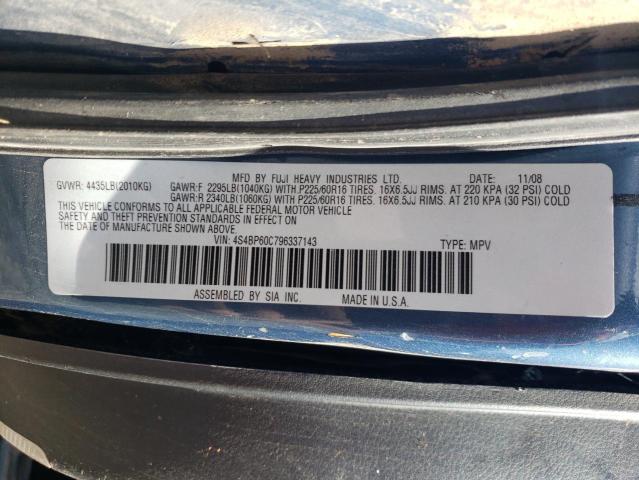 Photo 10 from auction – 2009 SUBARU OUTBACK with VIN 4S4BP60C796337143