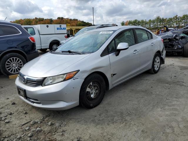 Photo 2 from auction – 2012 HONDA CIVIC LX with VIN 19XFB2F55CE341845