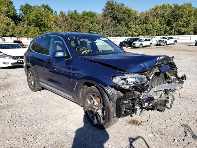 Photo 1 from auction – 2021 BMW X3 XDRIVE3 with VIN 5UXTY5C09M9D71479