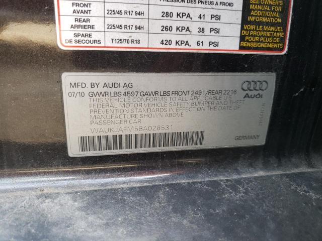 Photo 10 from auction – 2011 AUDI A3 PREMIUM with VIN WAUKJAFM5BA026531