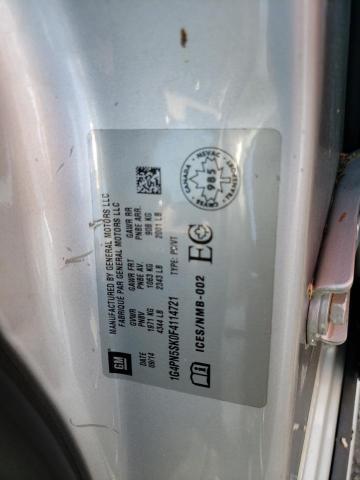 Photo 10 from auction – 2015 BUICK VERANO with VIN 1G4PN5SK0F4114721