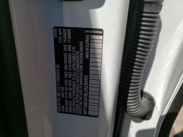 Photo 10 from auction – 2020 PORSCHE CAYENNE S with VIN WP1AB2AY8LDA28493
