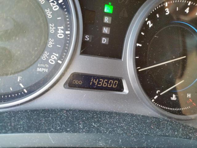 Photo 8 from auction – 2009 LEXUS IS 250 with VIN JTHBK262192088404