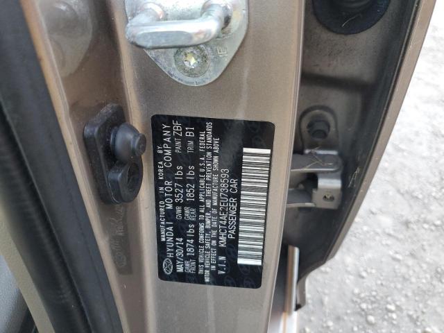 Photo 10 from auction – 2014 HYUNDAI ACCENT GLS with VIN KMHCT4AE2EU738593