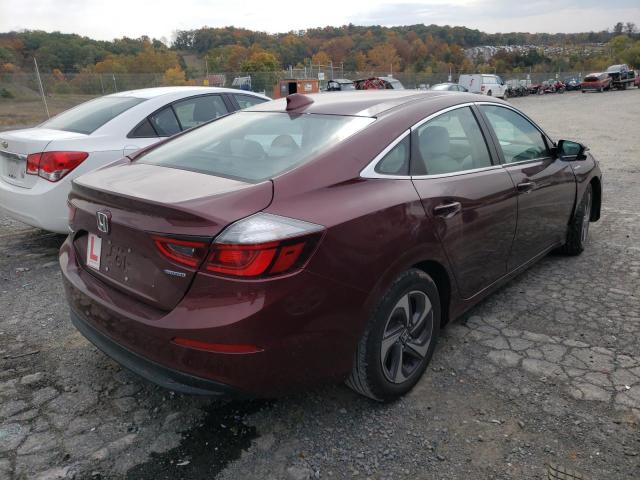 Photo 4 from auction – 2019 HONDA INSIGHT EX with VIN 19XZE4F58KE021501