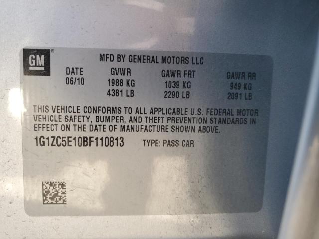 Photo 10 from auction – 2011 CHEVROLET MALIBU 1LT with VIN 1G1ZC5E10BF110813