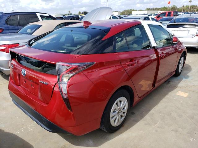 Photo 4 from auction – 2016 TOYOTA PRIUS with VIN JTDKBRFU9G3528310