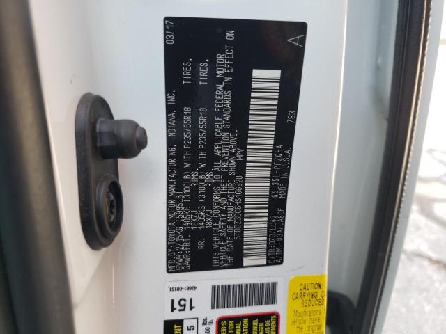 Photo 10 from auction – 2017 TOYOTA SIENNA XLE with VIN 5TDDZ3DC6HS166920