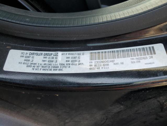 Photo 10 from auction – 2013 DODGE AVENGER SE with VIN 1C3CDZABXDN514487