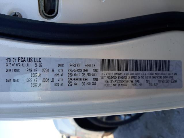 Photo 10 from auction – 2017 DODGE JOURNEY CR with VIN 3C4PDCGG6HT534786