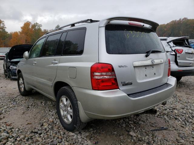 Photo 3 from auction – 2002 TOYOTA HIGHLANDER with VIN JTEHF21A920084516