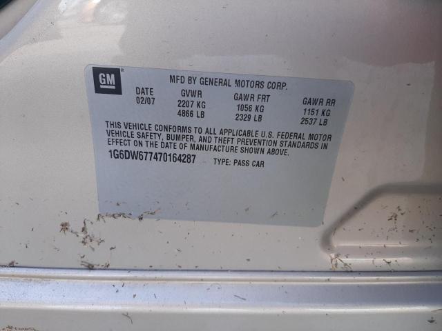 Photo 10 from auction – 2007 CADILLAC STS with VIN 1G6DW677470164287
