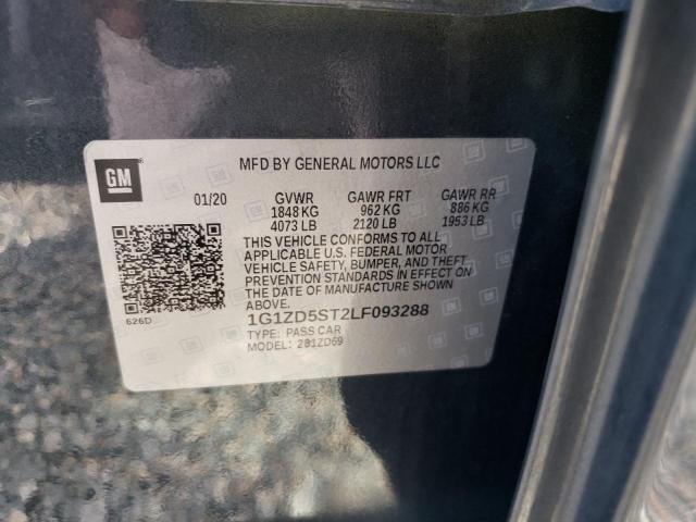 Photo 10 from auction – 2020 CHEVROLET MALIBU LT with VIN 1G1ZD5ST2LF093288