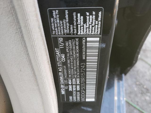 Photo 10 from auction – 2011 MERCEDES-BENZ C 300 with VIN WDDGF5EB7BR157243