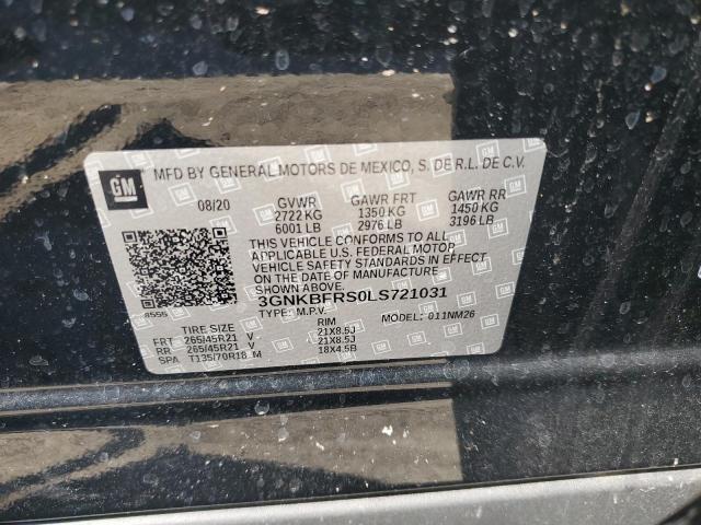 Photo 10 from auction – 2020 CHEVROLET BLAZER PRE with VIN 3GNKBFRS0LS721031