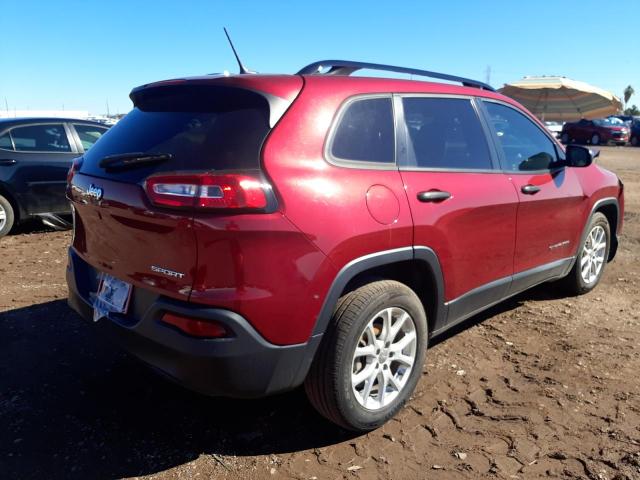 Photo 4 from auction – 2016 JEEP CHEROKEE S with VIN 1C4PJLAB6GW229870
