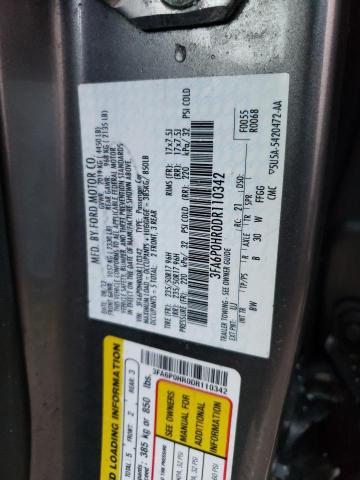 Photo 10 from auction – 2013 FORD FUSION SE with VIN 3FA6P0HR0DR110342