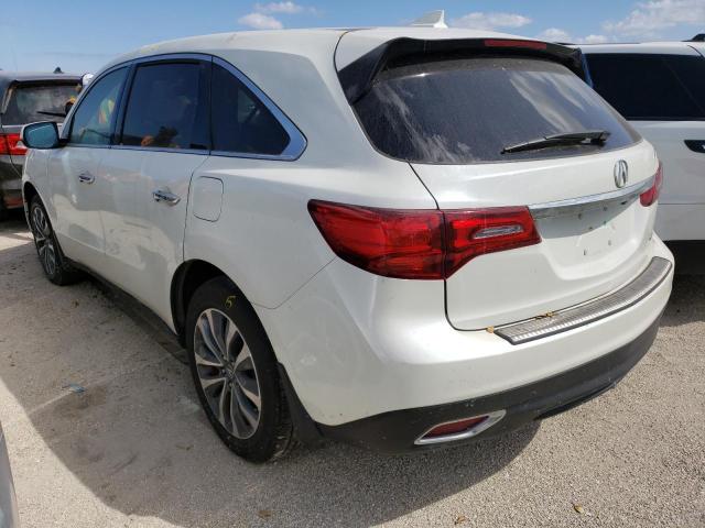 Photo 3 from auction – 2015 ACURA MDX TECHNO with VIN 5FRYD4H42FB009510