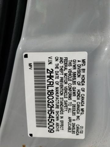Photo 10 from auction – 2002 HONDA ODYSSEY EX with VIN 2HKRL18032H545009