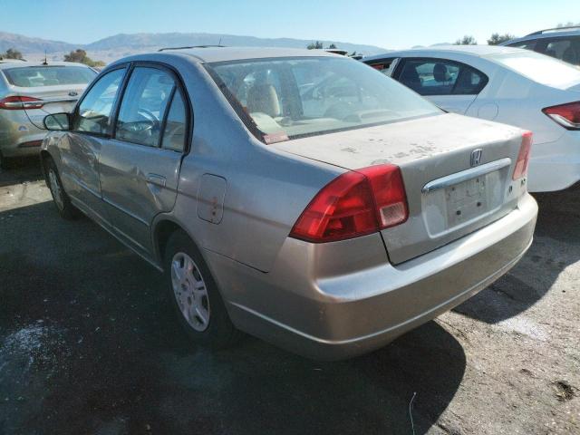 Photo 3 from auction – 2002 HONDA CIVIC LX with VIN JHMES165X2S005012