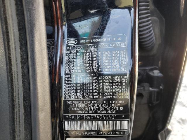 Photo 10 from auction – 2007 LAND ROVER RANGE ROVE with VIN SALMF13457A246401