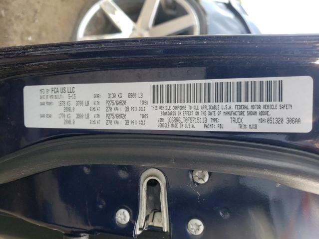 Photo 10 from auction – 2015 RAM 1500 SLT with VIN 1C6RR6LT0FS715113