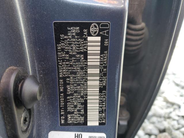 Photo 10 from auction – 2016 TOYOTA COROLLA L with VIN 2T1BURHE7GC732787