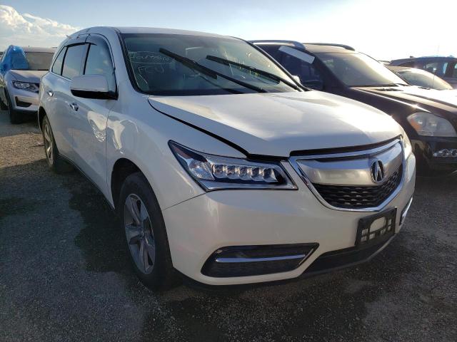 ACURA MDX 2015 with VIN 5FRYD4H25FB030270 - Photo from auction