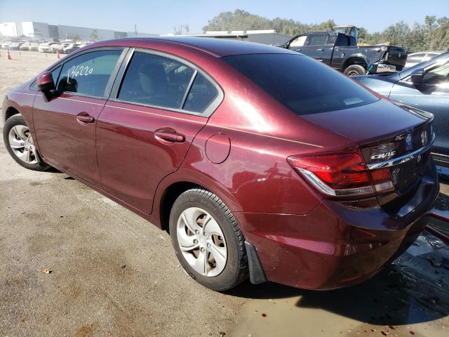 Photo 3 from auction – 2013 HONDA CIVIC LX with VIN 19XFB2F54DE096781