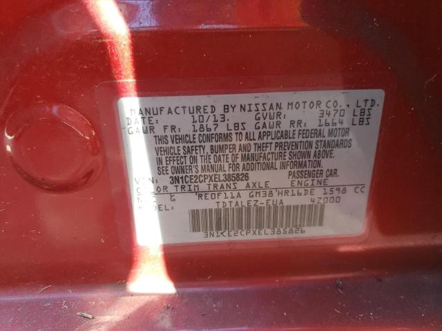 Photo 10 from auction – 2014 NISSAN VERSA NOTE with VIN 3N1CE2CPXEL385826