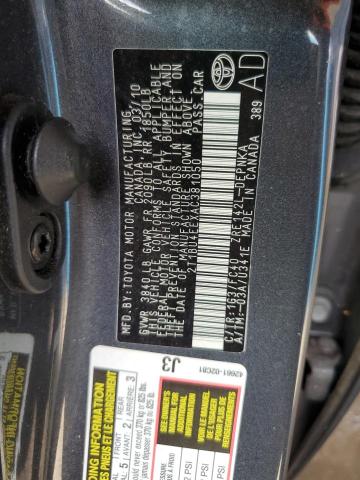 Photo 10 from auction – 2010 TOYOTA COROLLA BA with VIN 2T1BU4EEXAC381050