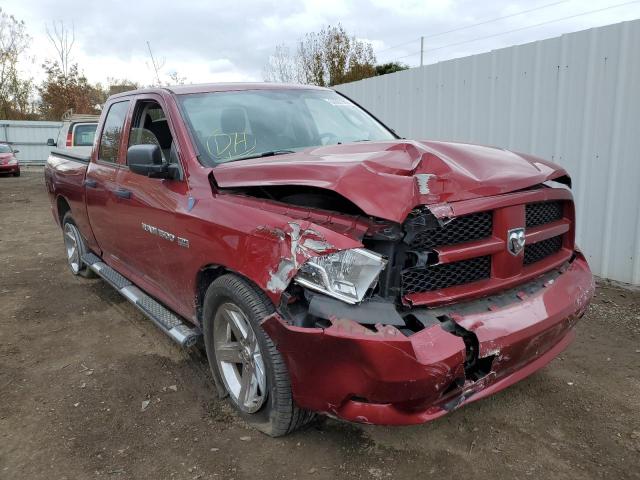 DODGE RAM 1500 S 2012 with VIN 1C6RD7FT6CS261073 - Photo from auction