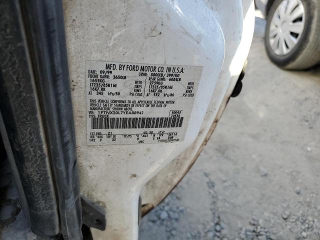 Photo 10 from auction – 2000 FORD F250 SUPER with VIN 1FTNX20L7YEA88941